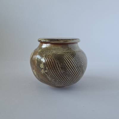 Woodfired Shino Tea Jar 270ml